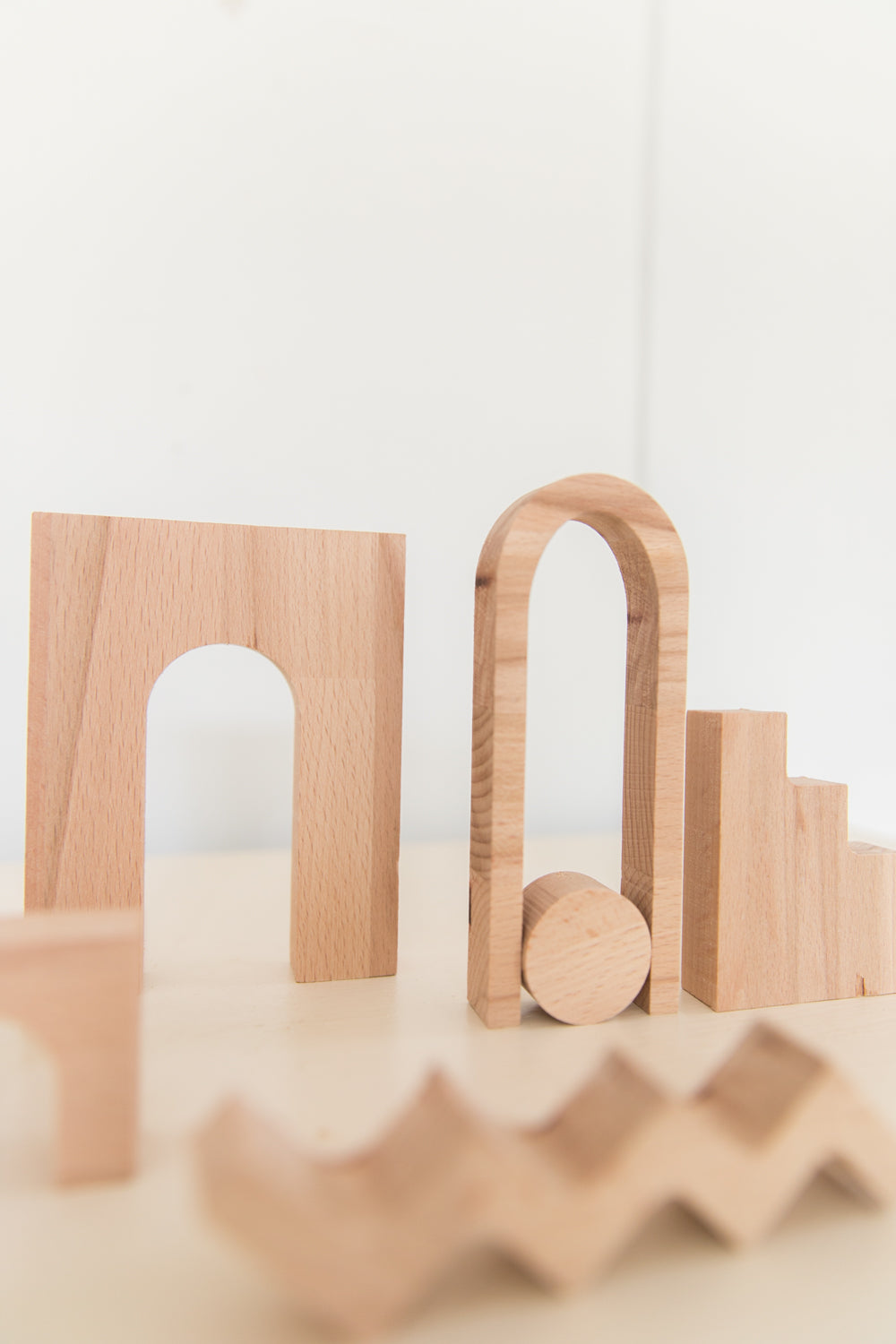 Set en bois de hêtre ARCHI