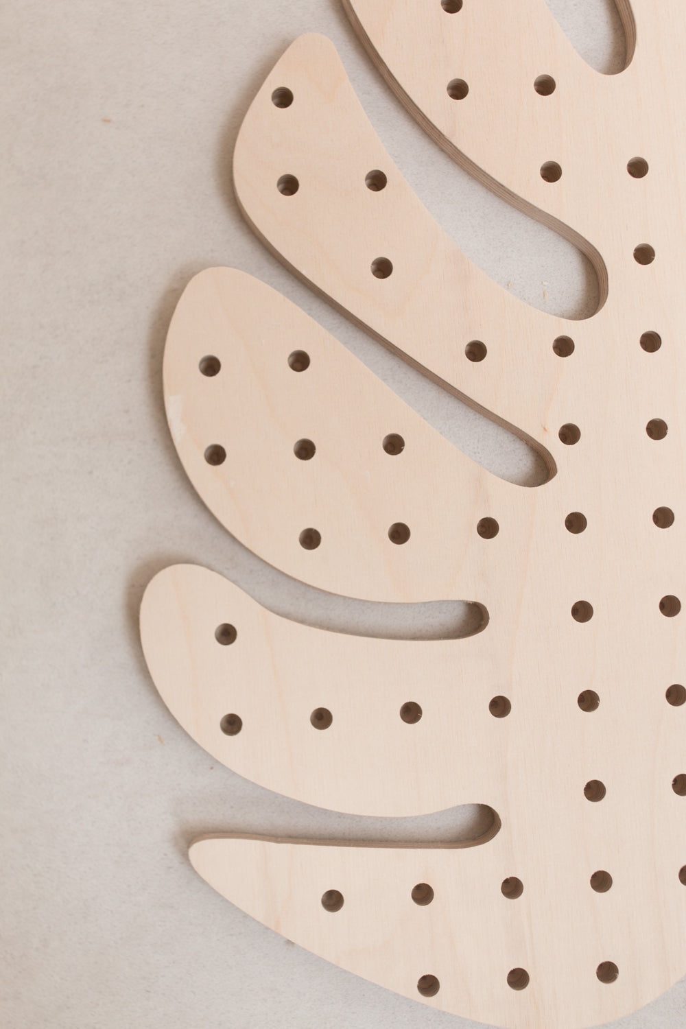 Pegboard feuille monstera Grand modèle imparfait