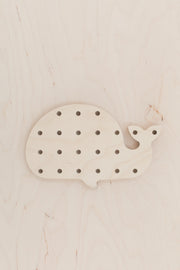 Imperfect whale pegboard