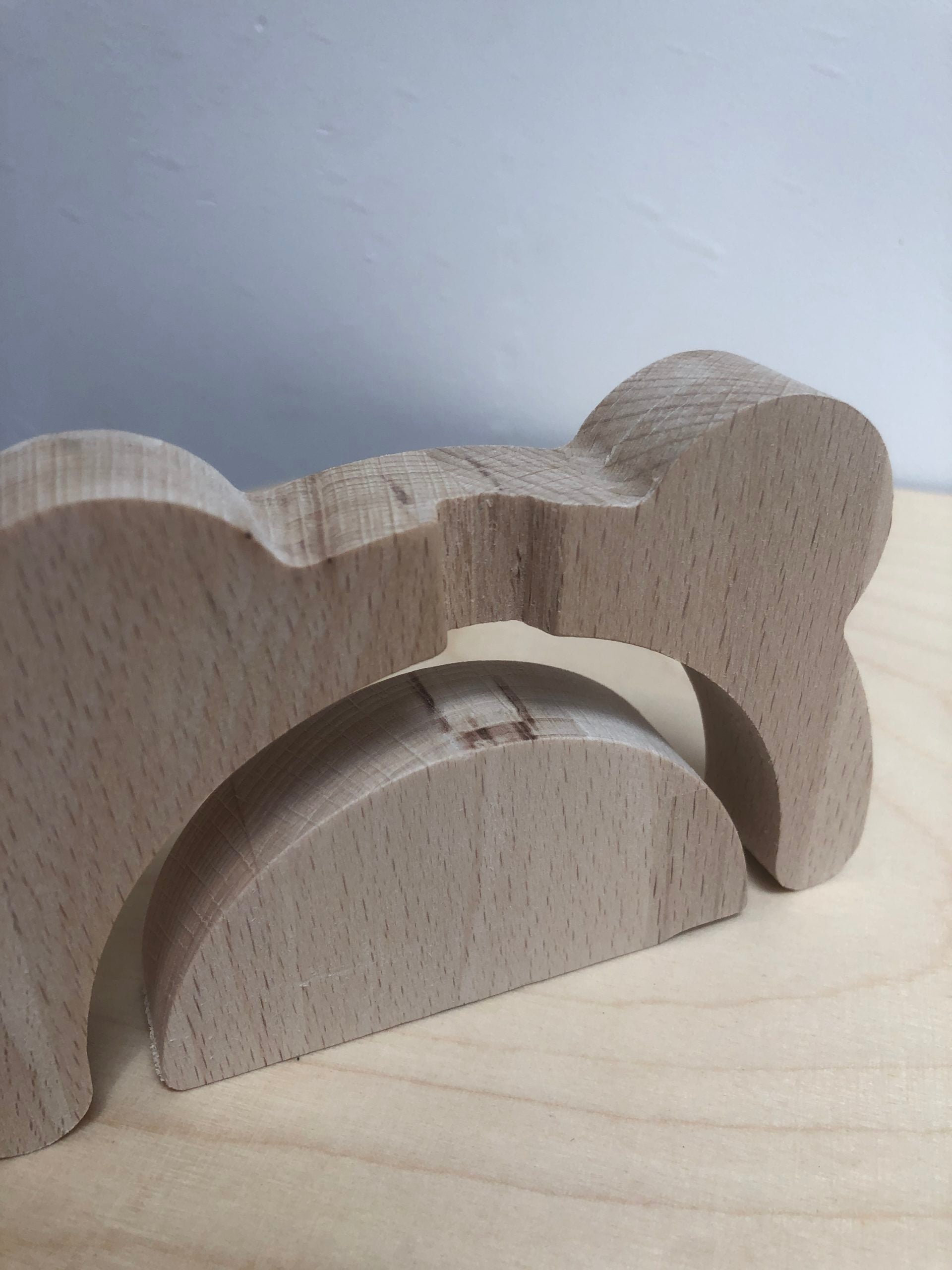 Set à empiler en bois de hêtre OURSON imparfait